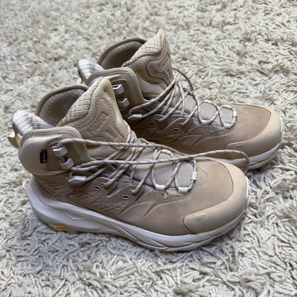 Hoka One One Beige Athletic Shoes
